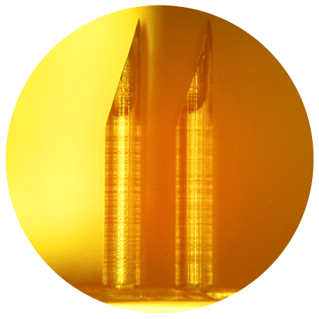 Example of 3D biotechnology structure: microneedles