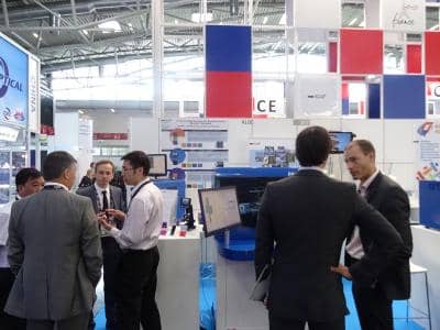 People at exhibition microtas 2018