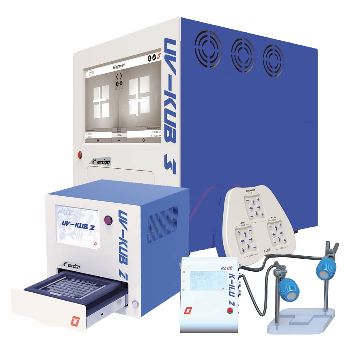 Gamme de masqueurs et aligneurs de masques : UV-KUB