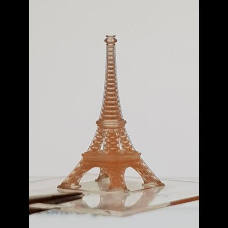 Example of 3D biotechnology structure: Eiffel Tower