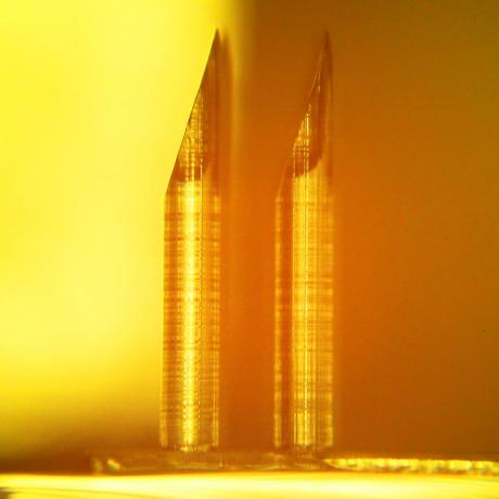 Exemple de biotechnologie 3D : micro-aiguilles 2